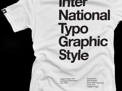 Typographic Style shirt